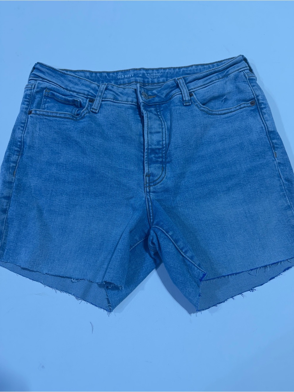 Old Navy Blue Denim Cutoff Shorts - Women's